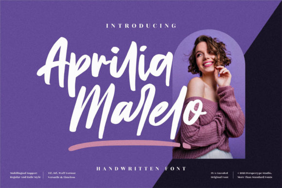 Aprilia Marelo: A Script Font with Personality