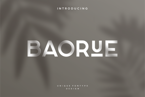 Baorue Font: A Bold and Neat Typeface for Modern Campaigns