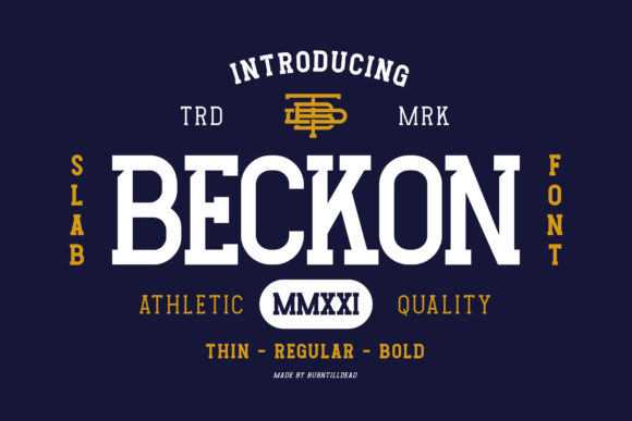 Beckon Typeface: A Bold Choice for Digital Branding