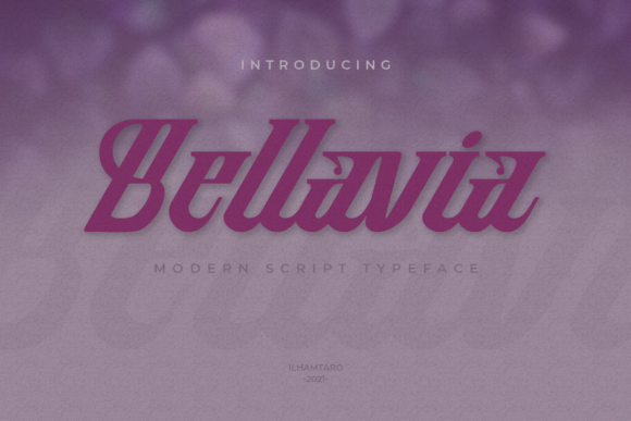 Bellavia Font: A Romantic Script for Creative Makers
