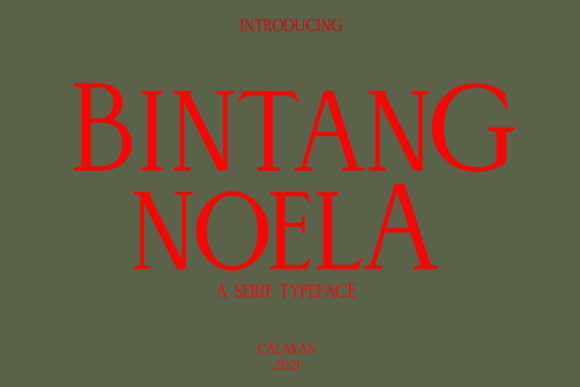 Bintang Noela Font: A Bold, Elegant Typeface for Digital Design