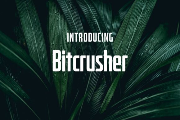 Bitcrusher Condensed Bold: A Typeface That Packs a Punch
