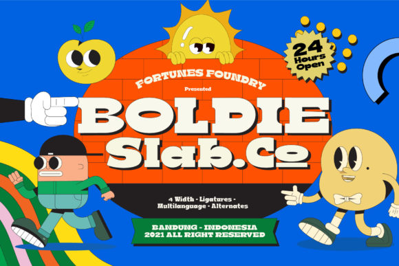 Boldie Font: A Playful Slab Serif for Memorable Branding