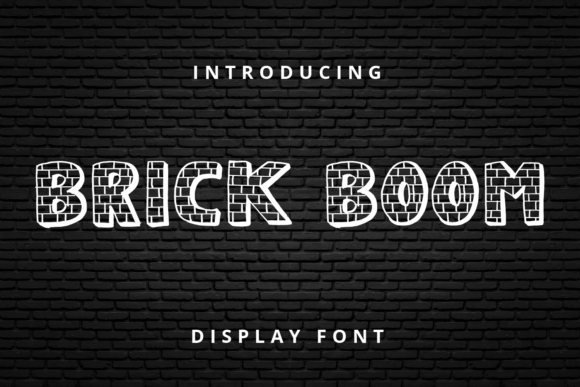Brick Boom: A Bold Decorative Typeface for Eye-Catching Campaigns
