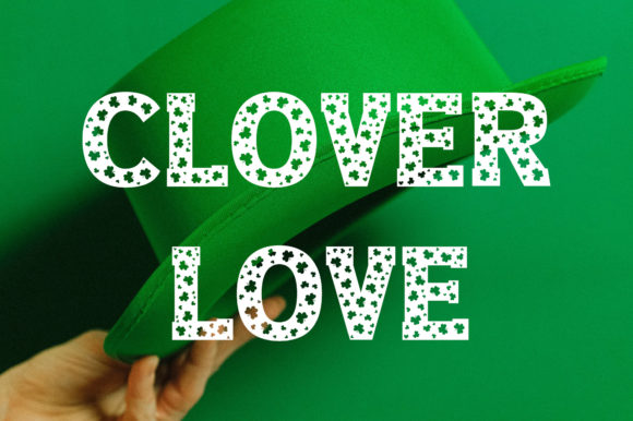 Clover Love: A Playful Typeface for Creative Projects