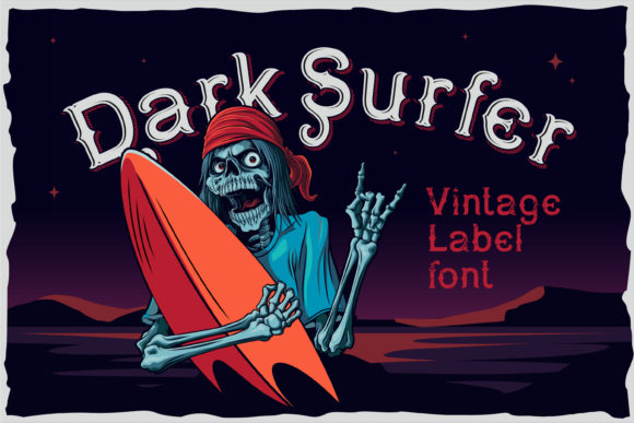 Dark Surfer Font: A Bold Typeface for Editorial Design