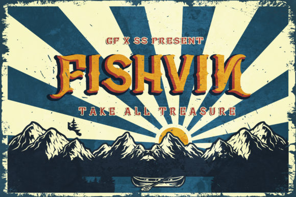 Fishvin: A Bold Blackletter Font for Editorial Design