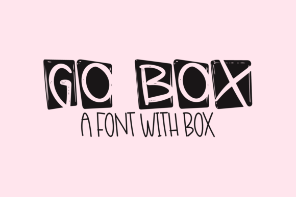 Go Box Font: A Professional and Playful Typeface for Your Brand