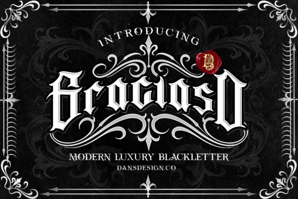Graciaso Font: A Bold Blackletter for Strong Digital Branding