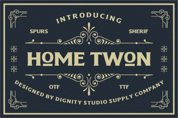 Home Twon Font Review: A Bold Serif for Creative Branding