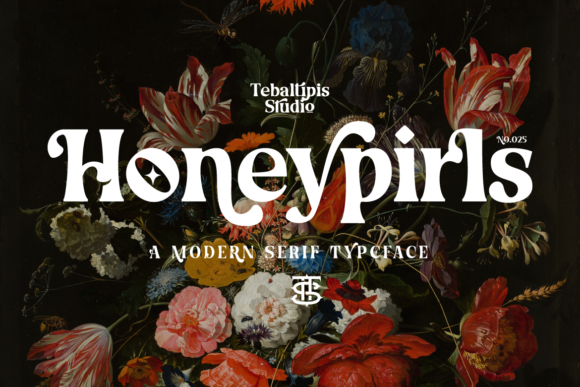 Honeypirls: A Bold Serif Typeface for Digital Branding