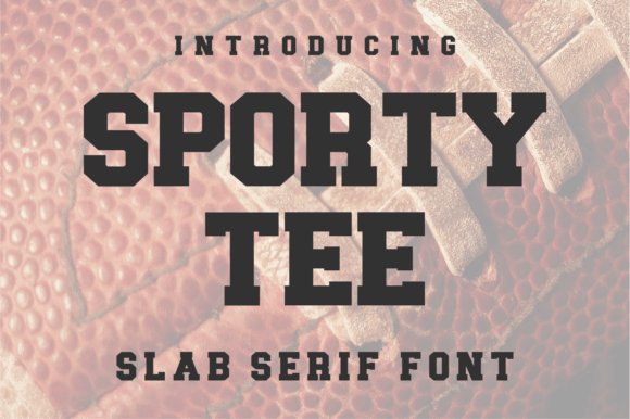 JP Sporty Tee: A Bold Slab Serif Font for Creative Branding