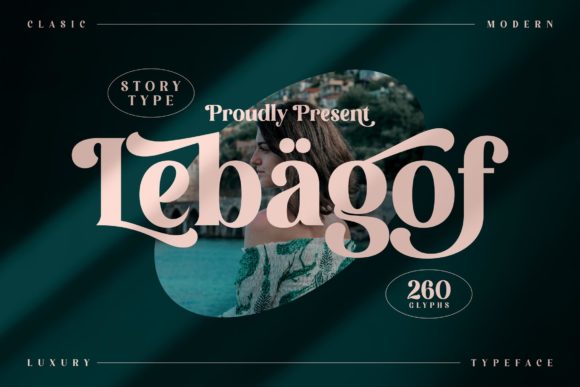 Lebagof Font: A Bold Serif Typeface for Creative Makers