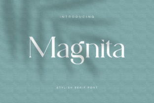 Magnita Font: A Bold, Timeless Serif for Crafters and Makers
