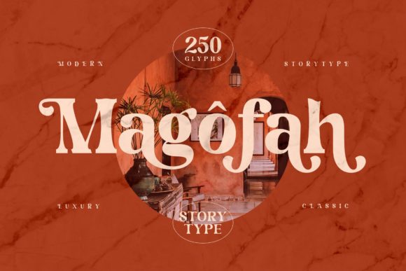 Magofah Font: A Stylish Serif for Crafters and Creative Sellers