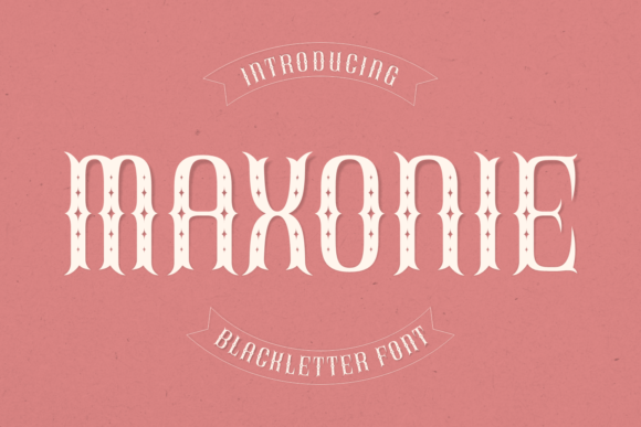 Maxonie: A Premium Blackletter Font for Strong Branding and Creative Projects