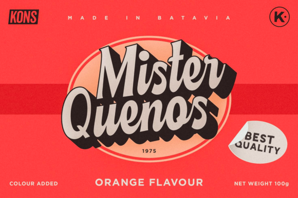 Mister Quenos: A Bold Handwritten Font for Creative Branding