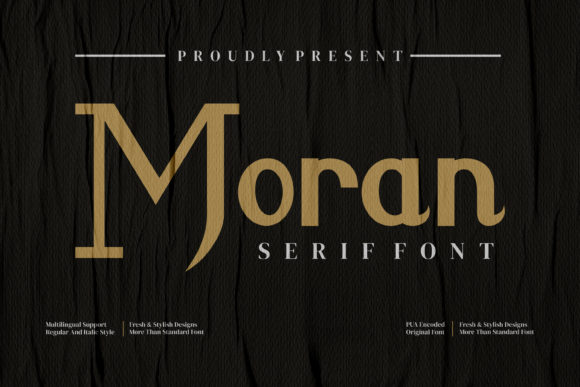 Moran Font: A Bold Typeface That Elevates My Brand