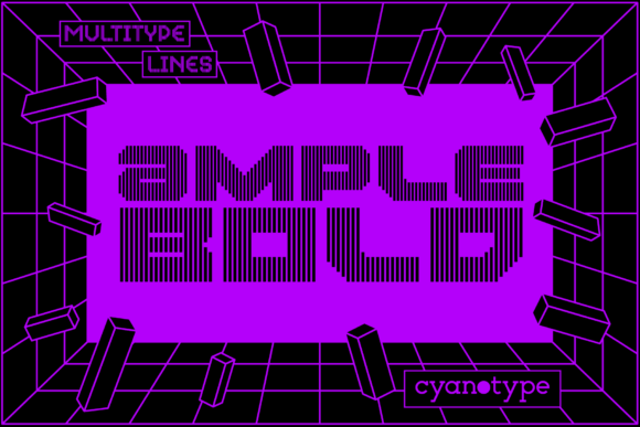 MultiType Lines Ample Bold: A Pixel Font for Modern Web Design