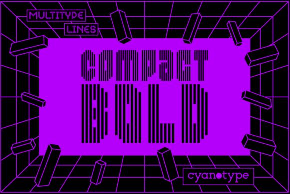 MultiType Lines Compact Bold: A Premium Font for Memorable Branding