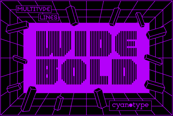 MultiType Lines Wide Bold: A Unique Font for a Polished Brand Identity