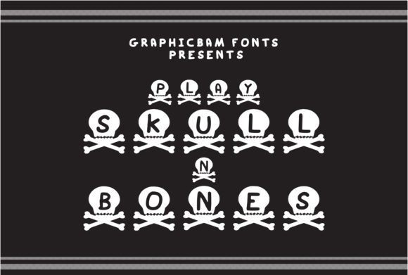Play Skull N Bones: A Decorative Font That Adds Bold Flair to Your Brand