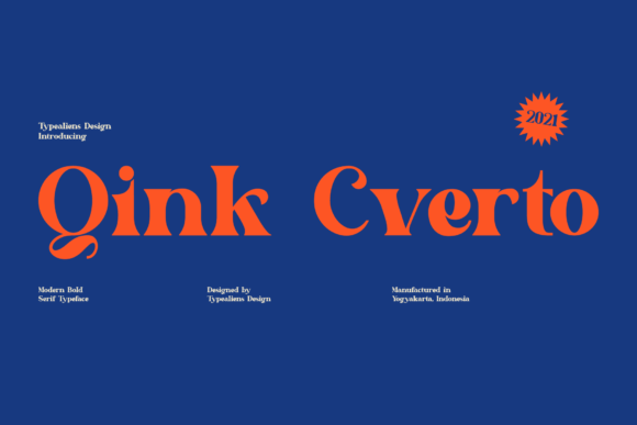 Qink Cverto Font: A Bold Typeface for a Polished Brand
