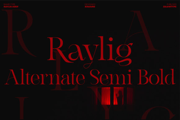 Raylig Alternate Semi Bold: A Simple Font That Elevates Brand Design