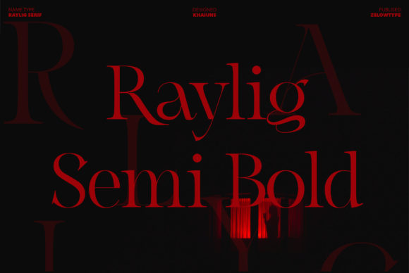 Raylig Semi Bold: A Designer’s Take on an Elegant Typeface