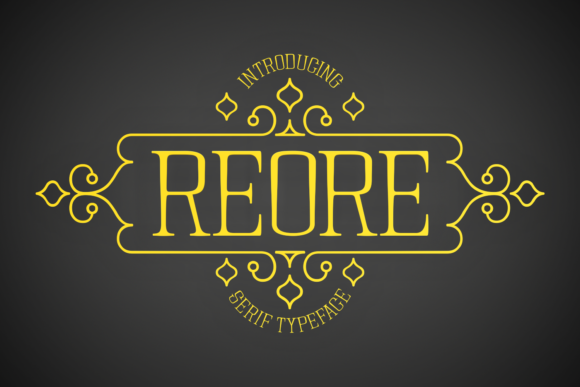 Reore: A Typeface That Elevates Handmade Creations