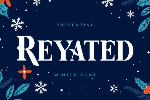 Reyated: A Bold Serif Typeface for Editorial Design