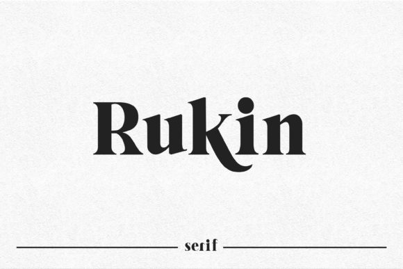 Rukin Font: A Bold Choice for Editorial Design