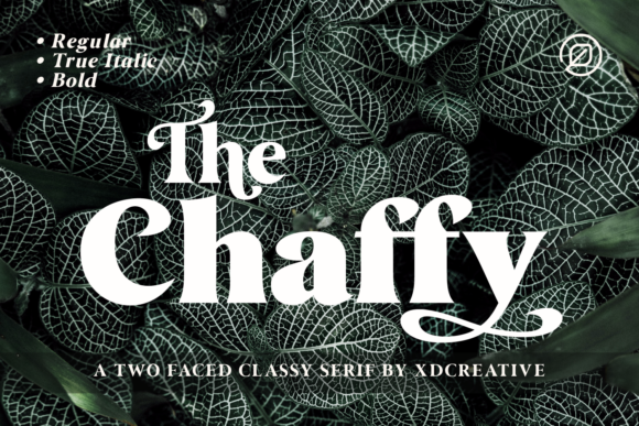The Chaffy: A Bold Serif Typeface for Digital Design
