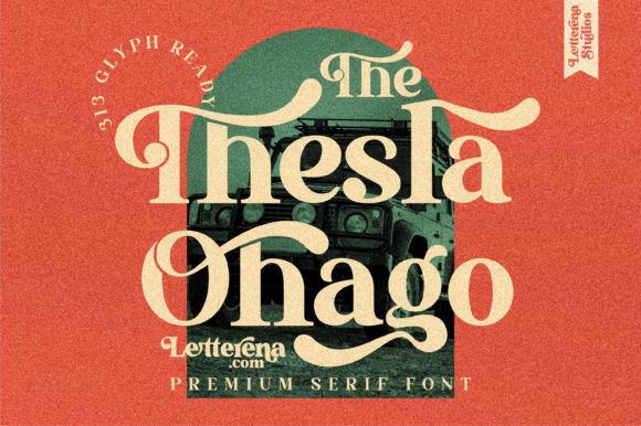 The Thesla Ohago Font — A Web Designer’s Bold Serif Pick