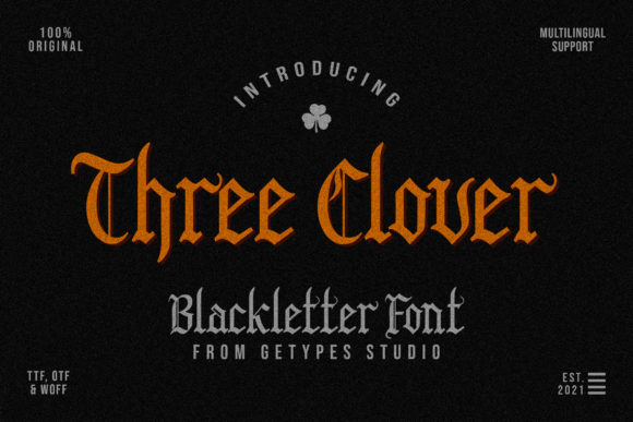 Three Clover Font: A Bold Typeface for Strong Campaign Messaging