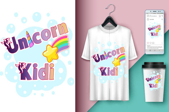 Unicorn Kidi: A Decorative Font That Sparkles in Every Craft