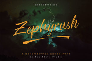 Zephyrush: A Bold Script Font for Marketers Who Demand Attention